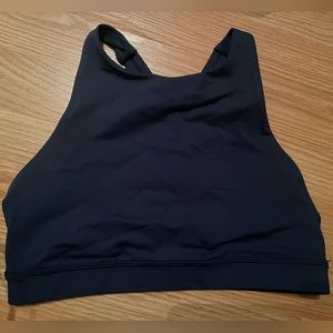 Size 8 Lululemon Sports Bra (navy blue)